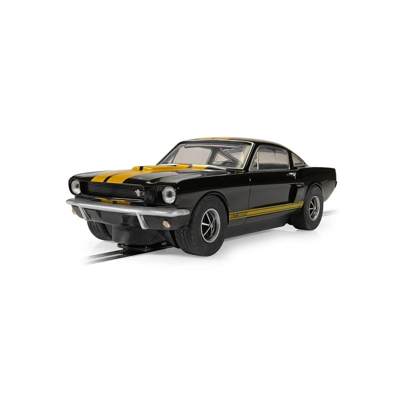 Scalextric C4542 Shelby Mustang GT350H - Hertz Edition Cars - USA/Classic for ages + 3 Years, Black and Gold