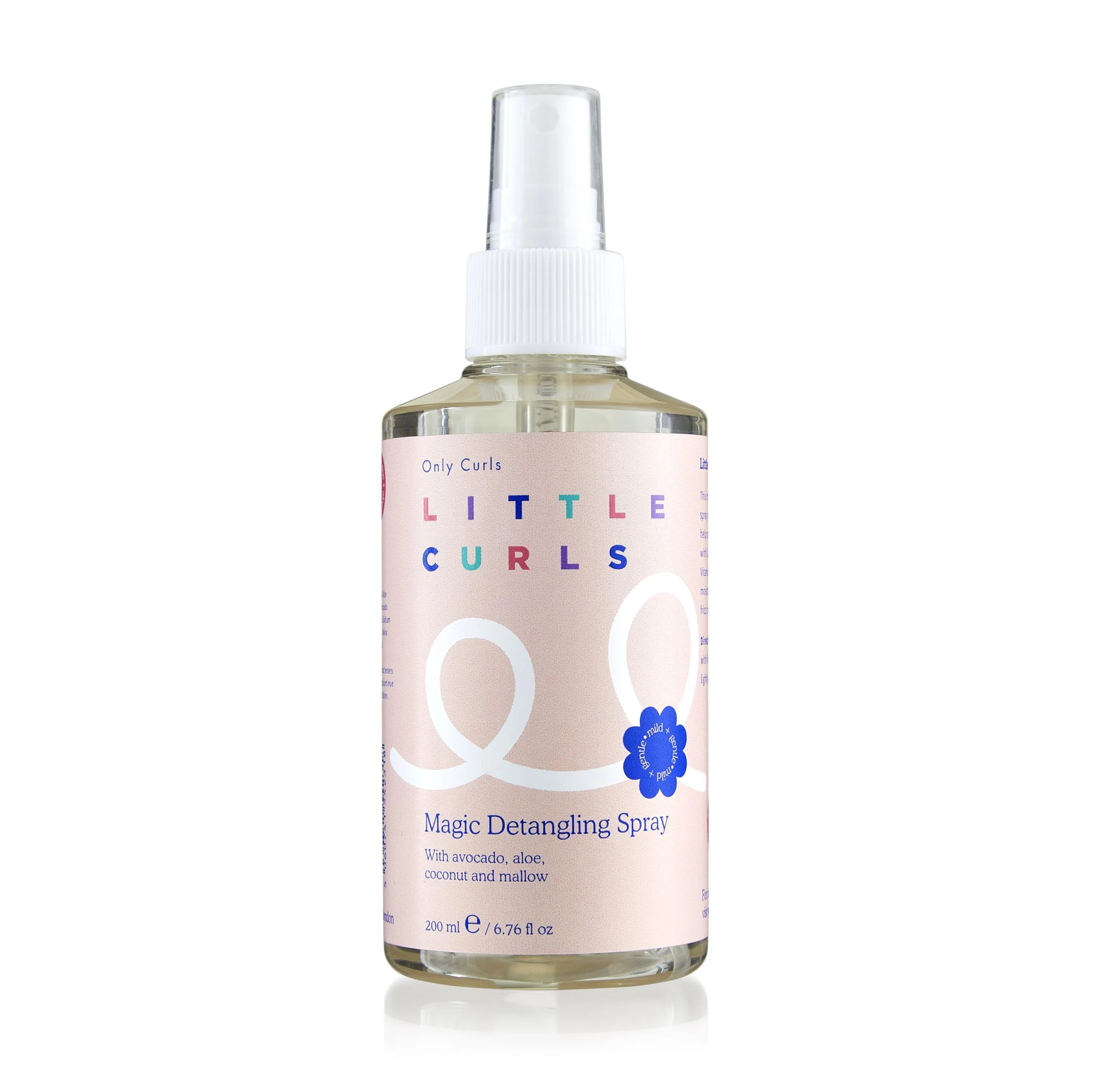 Only Curls Little Curls Magic Detangling Spray, 200ml, Kids Hair Detangler, Tames Tangles & Hydrates, Gentle Leave-In Conditioner, Easy Routine, Vegan & Cruelty Free, For All Curly Hair Types