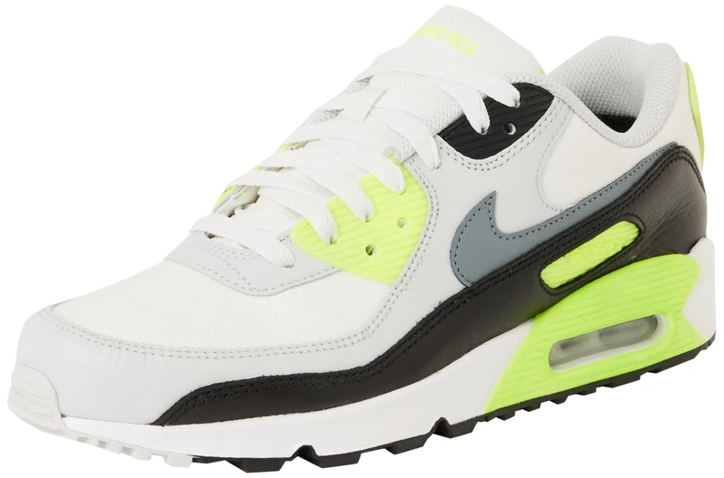 NIKE FD5810-102 Air Max 90 Gore-TEX Men Summit White/Cool Grey-Volt-Black UK 6
