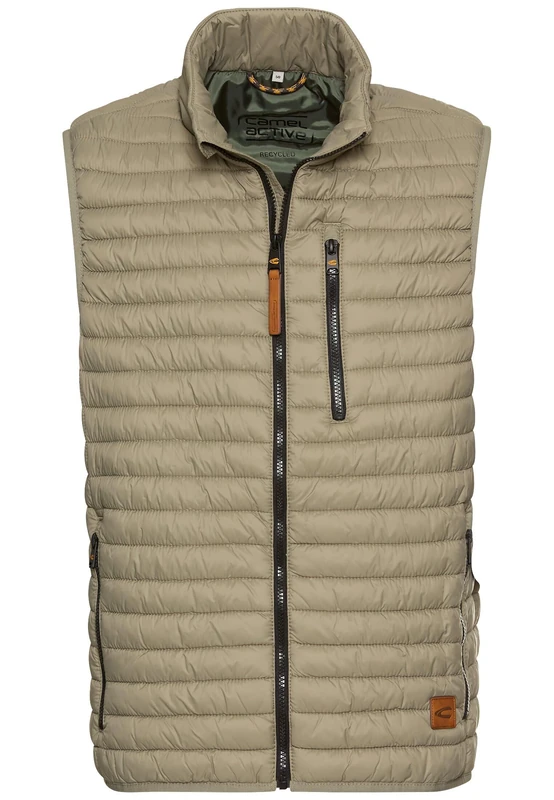 camel active Men's 460980-6e52 Vest, Khaki, 66