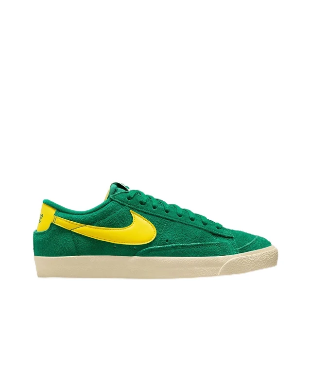 NIKE FQ8060-301 Blazer Low '77 Vintage Women Malachite/Lightening-Muslin-SAIL UK 4.5
