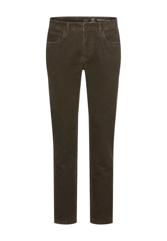 camel active Men's 488r51-6f74 Trouser, Dark Brown, 38 W/36 L