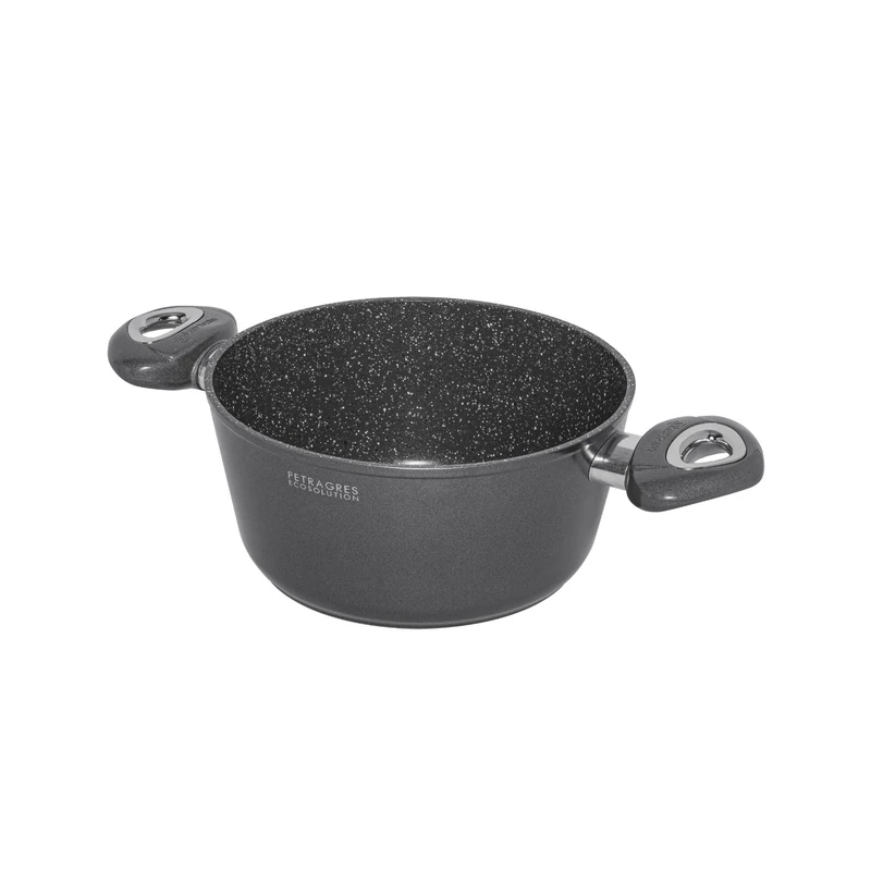 Aeternum Petragres Ecosolution Non-Stick Saucepan Induction 2 Handles 28 cm