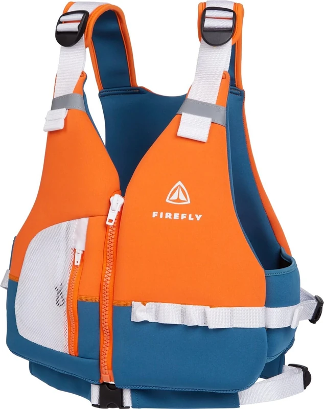 Firefly Unisex-Adult Swim Sup Swim Vest, Orange/Blue Dark/Whi, S