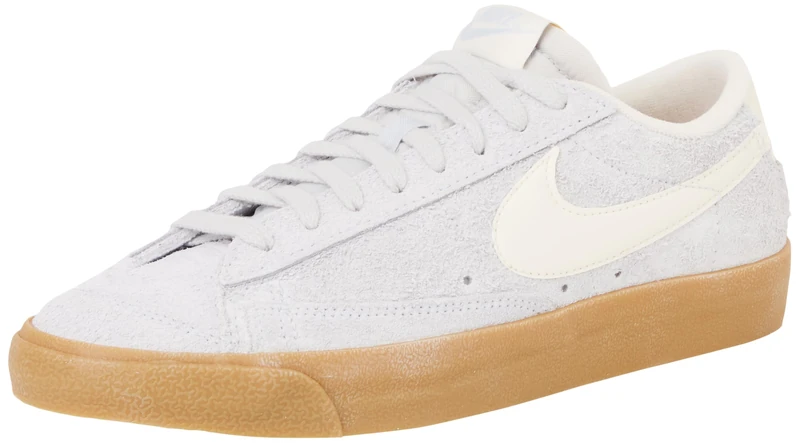NIKE FQ8060-003 Blazer Low '77 Vintage Women Football Grey/Pale Ivory-Gum Light Brown UK 7