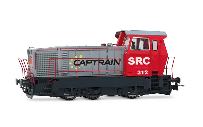 Electrotren HE2029S SRC, diesel locomotive class 312, "Captrain red-grey livery, ep. VI, with DCC sound decoder Diesel Locomotive