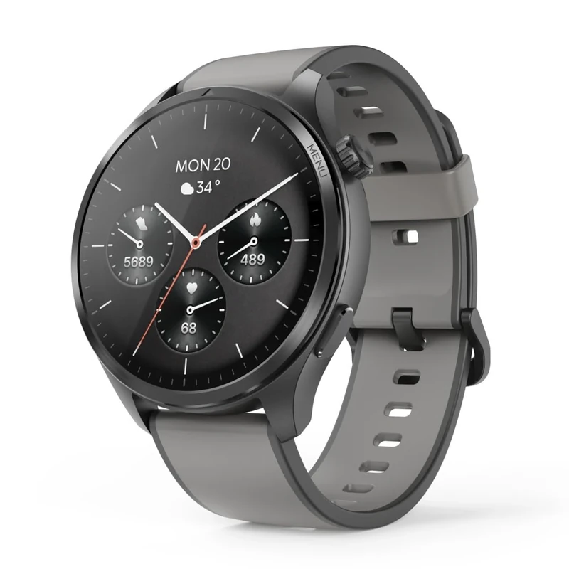 Hama 9000 Smart Watch, GPS, Music Memory, AMOLED 1.43 inch, Waterproof, Anthracite