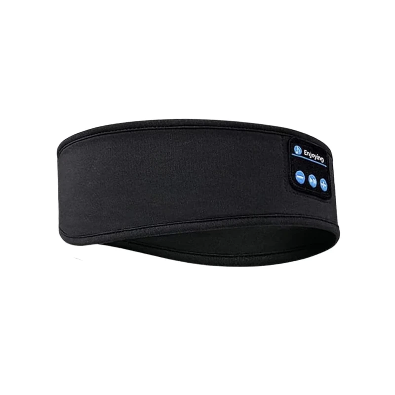Sleep Headphones Bluetooth Wireless Headphones Headband Sports with Microphone Earphones Sleepband for Men Women Games Yoga Relaxation Workout Running(Black)