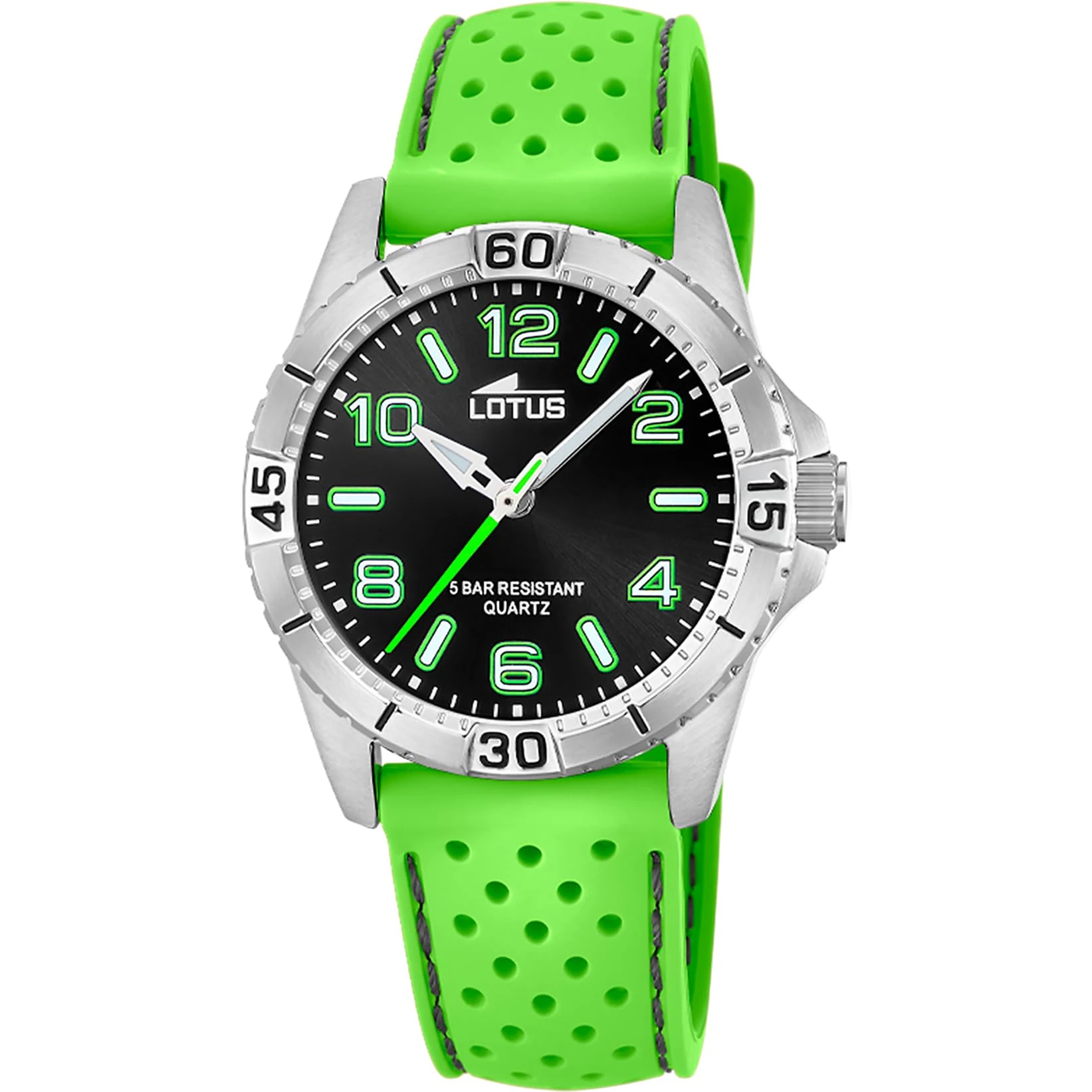 Lotus Unisex Stainless Steel Watch with Rubber Strap 18663/4