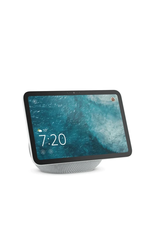 Amazon Echo Show 8 (newest gen), Vibrant HD 8.7" display with spatial audio and Alexa, Glacier White