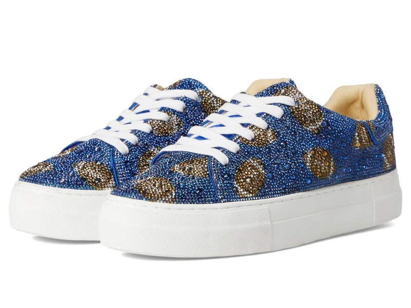 Betsey Johnson Women's Sidny Sneaker, Blue Football, 4 UK - Image 1
