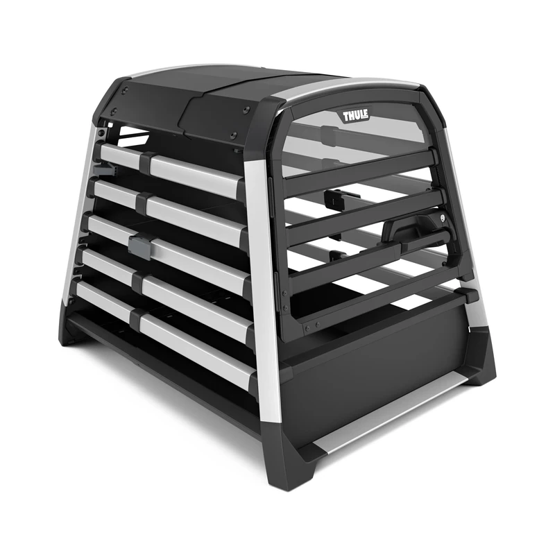 Thule Allax Threshold Compatible Dog Crate for Vehicle Travel - Size M - Fits Vehicles with Trunk Threshold - High-Strength Construction - Adjustable for a Perfect Dog and Vehicle fit