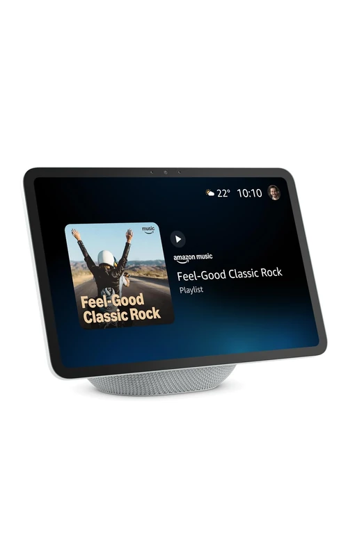 Amazon Echo Show 11 (newest gen), Vibrant Full-HD 11" display with more viewing area, spatial audio, Glacier White, with Alexa+ Early Access