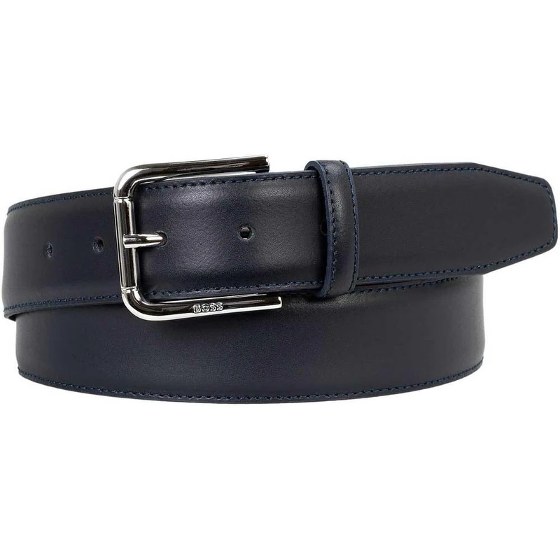 BOSS Men's Belt, Navy 410, 90