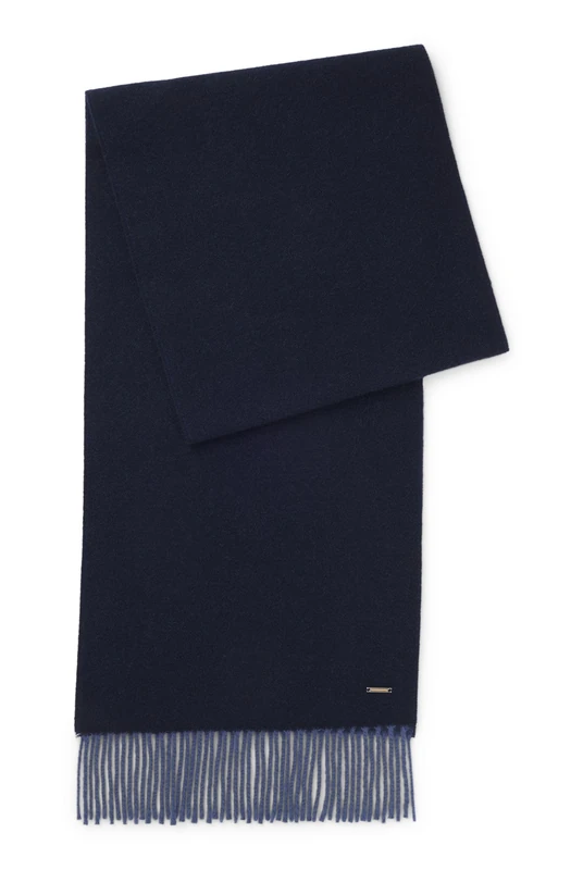 BOSS Men's Foris_30196 10275593 01 Scarves, Dark Blue, One Size