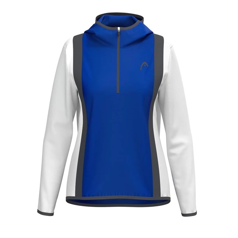HEAD Club 25 Tech Women's Hoodie, Royal White
