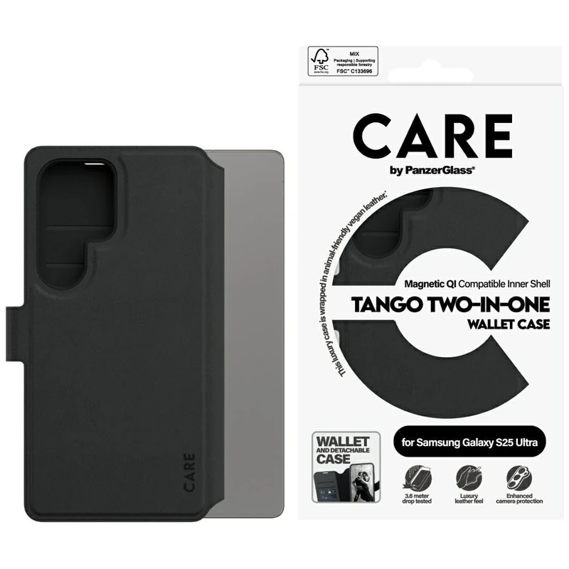 Panzer Glass Care Feature Case Tango 2-in-1 QI Compatible Galaxy S25 Ultra