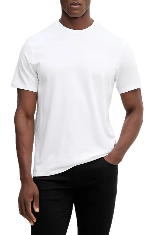 CK Jeans Men's SS Classic Monogram TEE 2PK LV04RD001G Tees, Multi, XL - Image 1