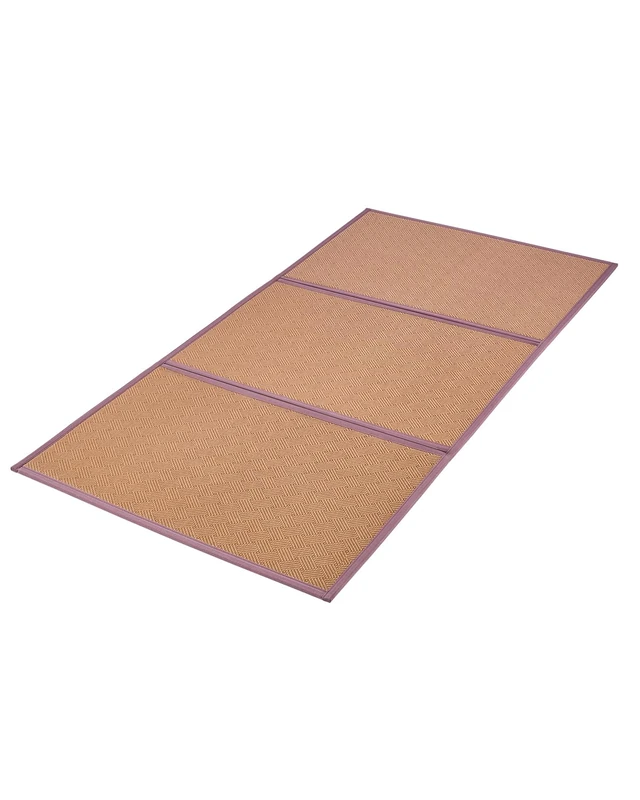 VEVOR Japanese Tatami Mat, 80 x 39 in Foldable Handwoven Natural Rattan Tatami Mat, Non-Slip & Easily Cleaned Japanese Tatami Floor Mat, Summer Breathable Sleeping Mat for Meditation Yoga Relaxation - Image 1