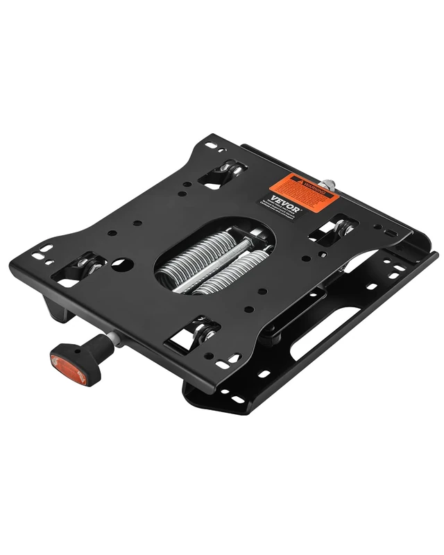 VEVOR Seat Suspension Kit Without Seat Slider Track, Universal Air Ride Seat Suspension for Zero Turn Lawn Mower, Adjustable Tractor Seat Suspension Kit Compatible with Forklift, Bulldozers Seat