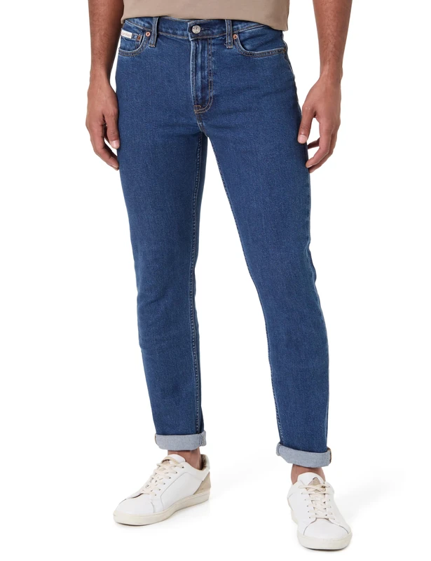 CK JEANS Men's Slim Taper Jean LV04RD941G, Black (002 Pacifico), 36 W/32 L