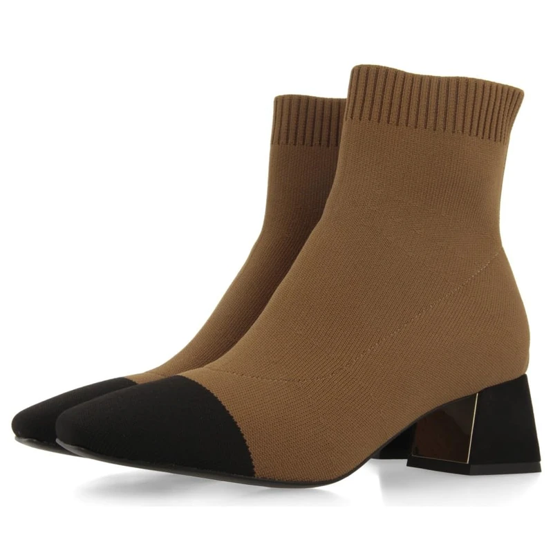 GIOSEPPO Women's Bovey Oxford Boot, Taupe, 7 UK