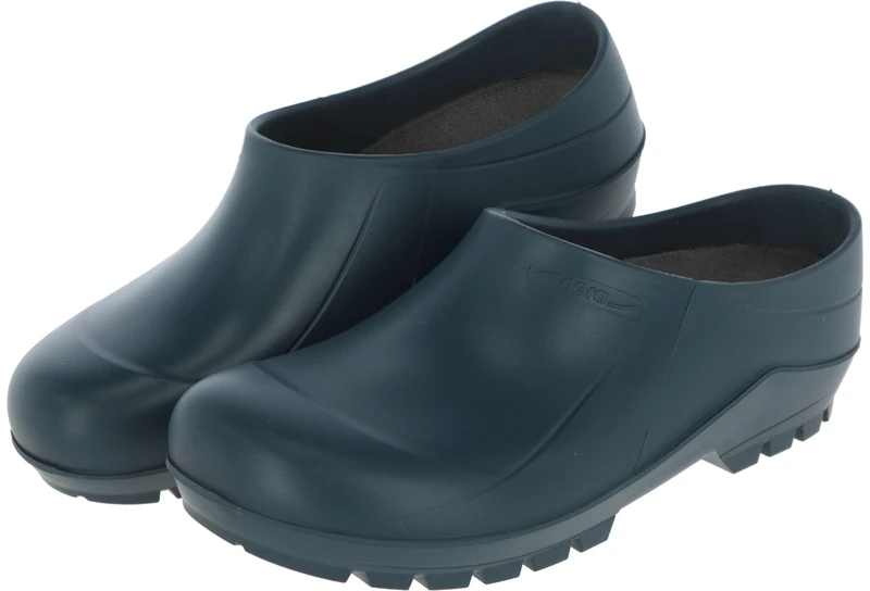 nora Unisex's Comfy PU Clog, Blue, 8 UK