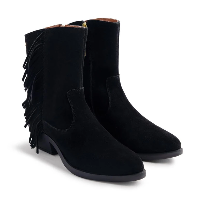 GIOSEPPO Kasson BootsWomen, Black/White, 6 UK