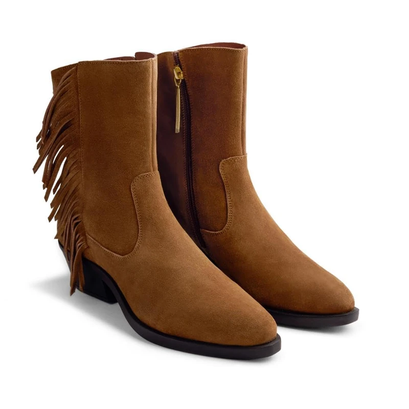 GIOSEPPO Women's Kasson Oxford Boot, Leather, 7 UK