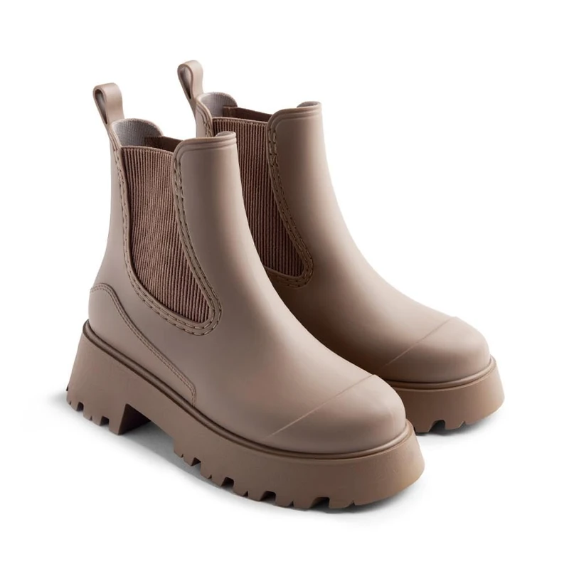 GIOSEPPO Women's Belding Rain Boot, Taupe, 7 UK