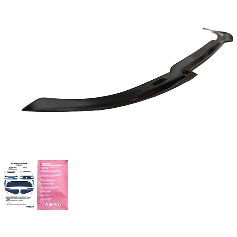 Oneway Roof Spoiler (Cap) compatible with Ford Fiesta ST/ST-Line MK8 2017- - Gloss black