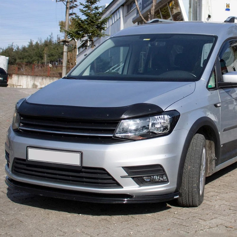 Oneway Bonnet Protector compatible with Volkswagen Caddy MK4 2015-2020 - Gloss black