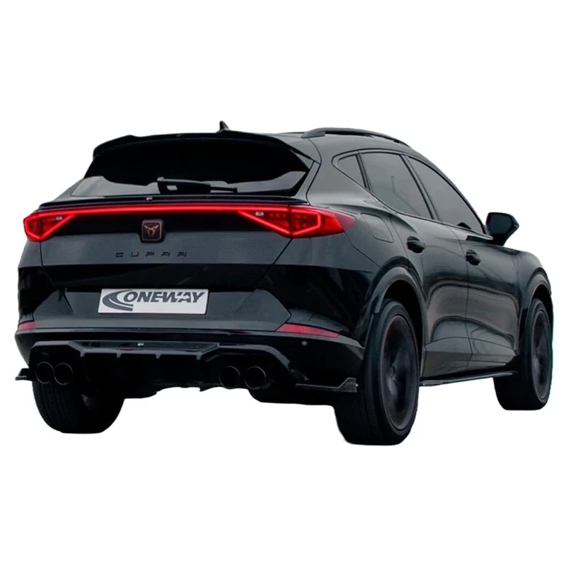 Oneway Rear Side Diffusors compatible with Cupra Formentor 2020-2024 & Facelift 2024- - Version 2 - Gloss black