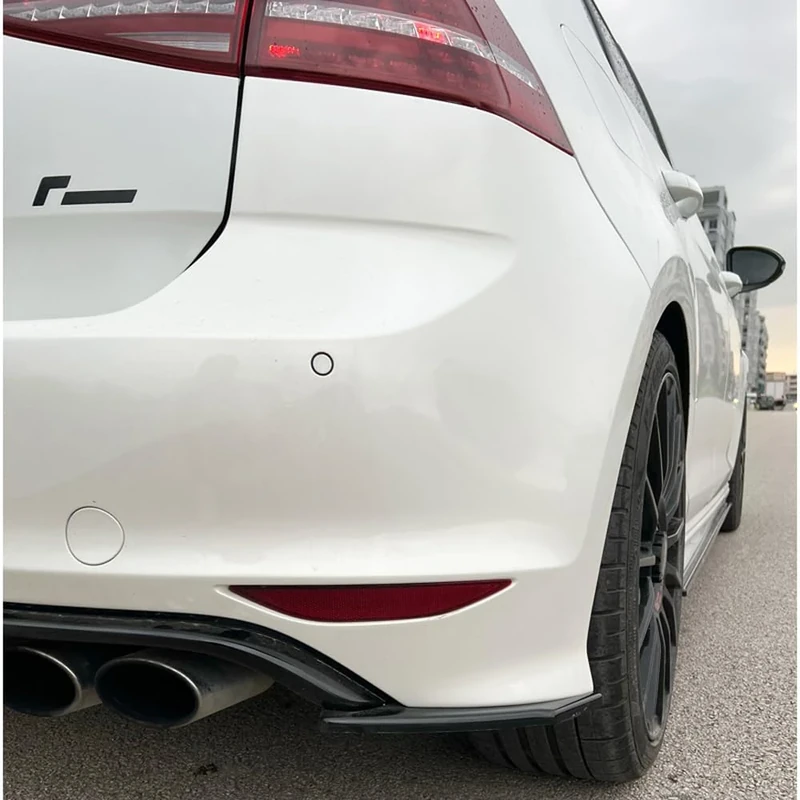 Oneway Rear Side Diffusors compatible with Volkswagen Golf VII HB R 2013-2016 - Gloss black