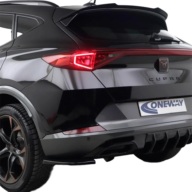 Oneway Rear Side Diffusors compatible with Cupra Formentor 2020-2024 & Facelift 2024- - Gloss black