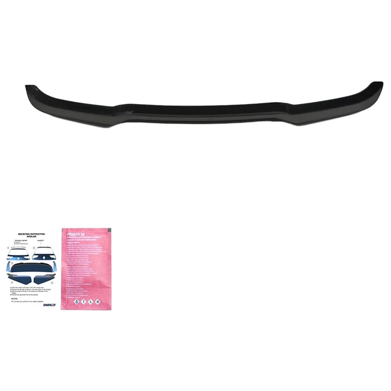 Oneway Roof Spoiler (Cap) compatible with BMW 1-Series F40 M-Pack/M135i 2019- - Gloss black