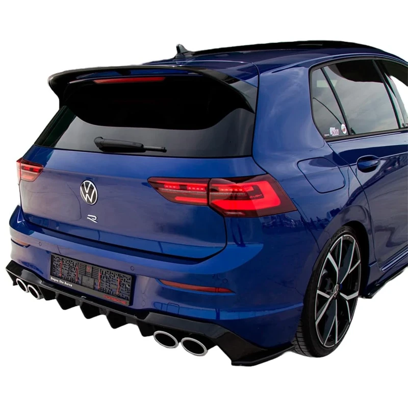 Oneway Rear Side Diffusors compatible with Volkswagen Golf VIII HB R 2020- - Gloss black