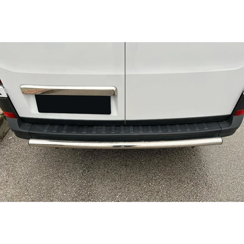 ONEWAY Rear Bumper Protector compatible with Volkswagen Crafter MK2 2016- & MAN TGE MK1 PreFacelift 2016- - Matt black
