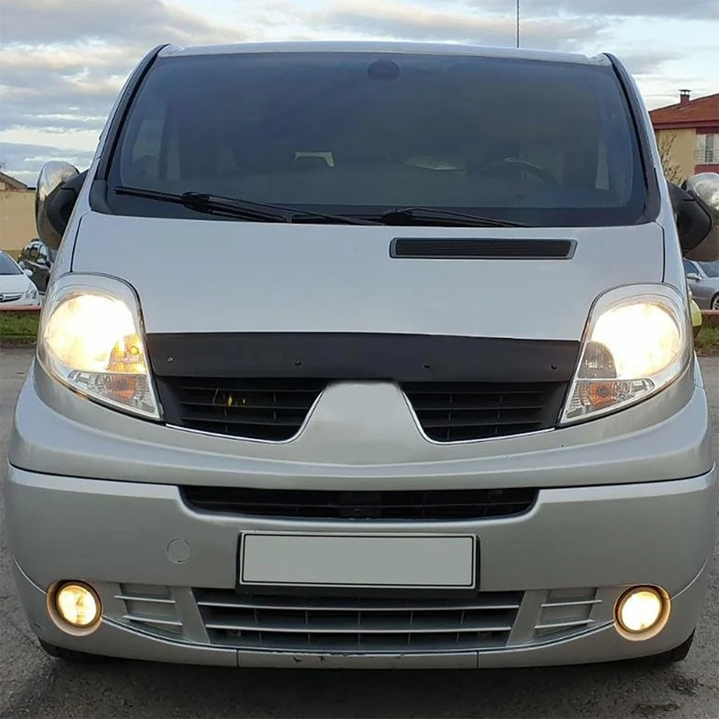 Oneway Bonnet Protector compatible with Renault Trafic X83 01-2014 - Gloss black