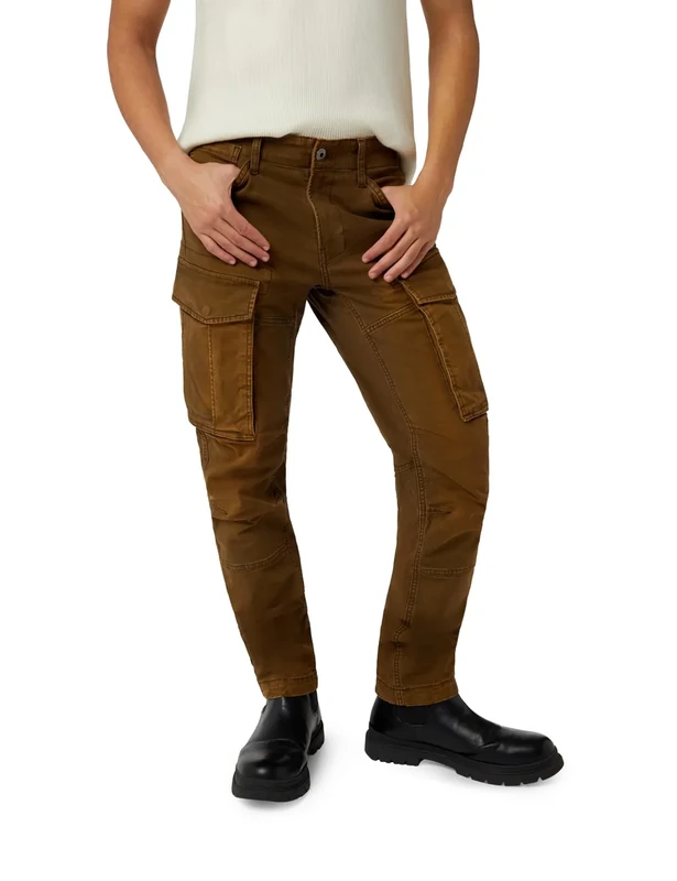 G-STAR Rovic Zip 3D Regular Tapered Pants, Brown (Vintage Dust Desert Palm D02190-e172-h517), 40 W/32 L