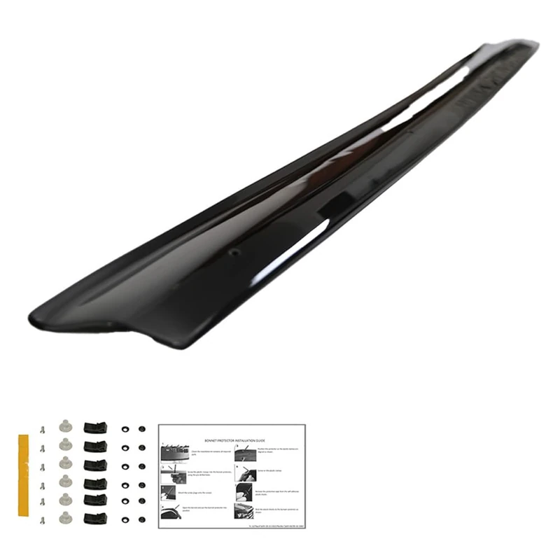Oneway Bonnet Protector compatible with Fiat Ducato 3rd Gen. & Citroën Jumper & Peugeot Boxer 2006-2014 - Gloss black