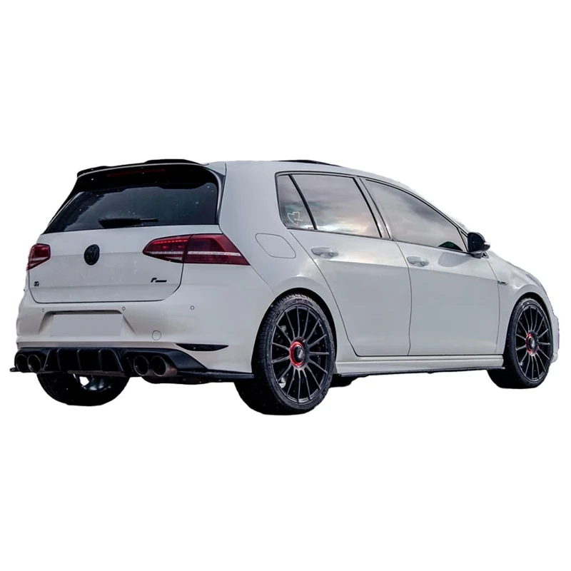 Oneway Rear Side Diffusors compatible with Volkswagen Golf VII HB R 2013-2016 - Version 3 - Gloss black