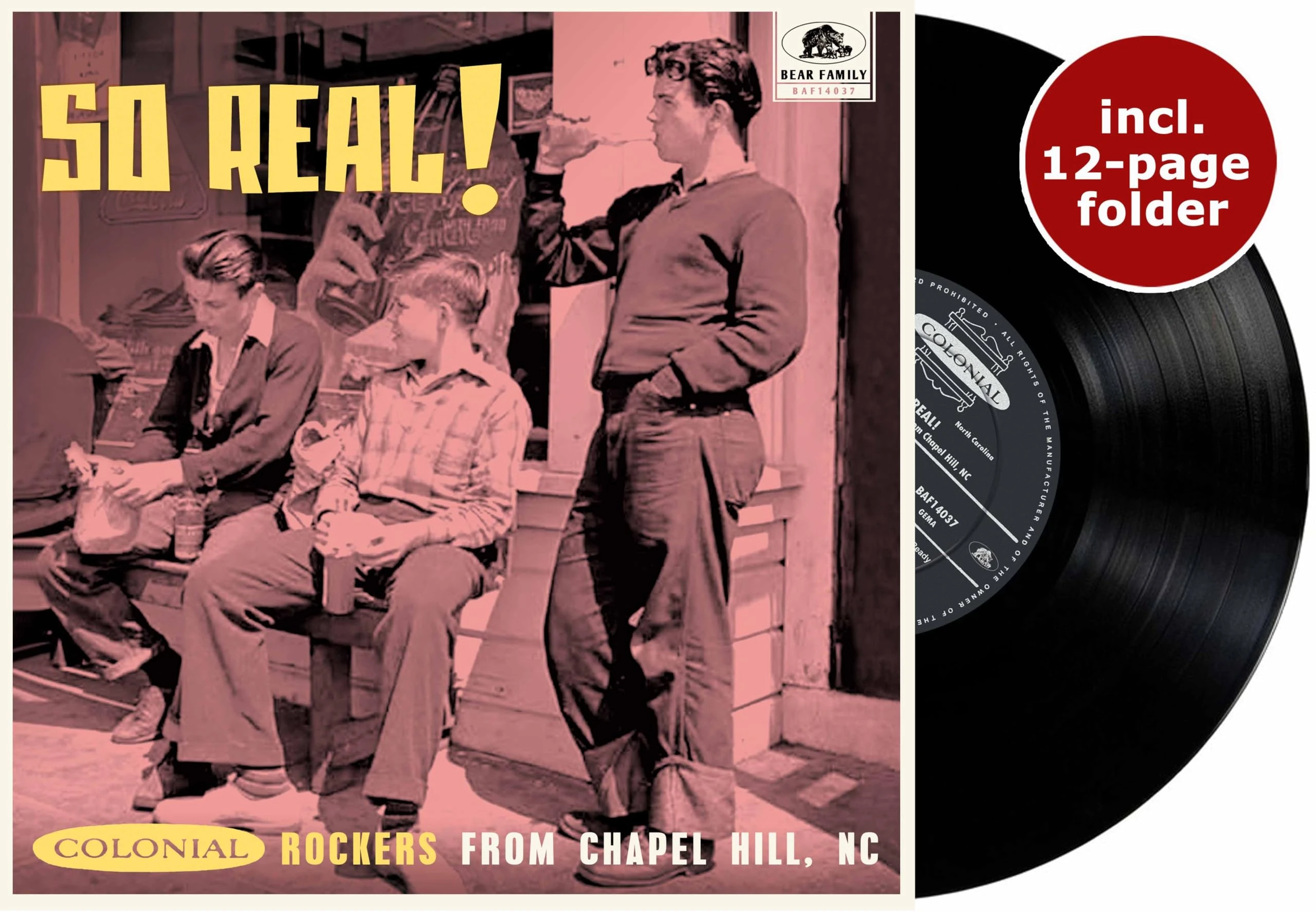 So Real! - Colonial Rockers from Chapel Hill, NC (LP, 10inch, 45rpm, Ltd.)
