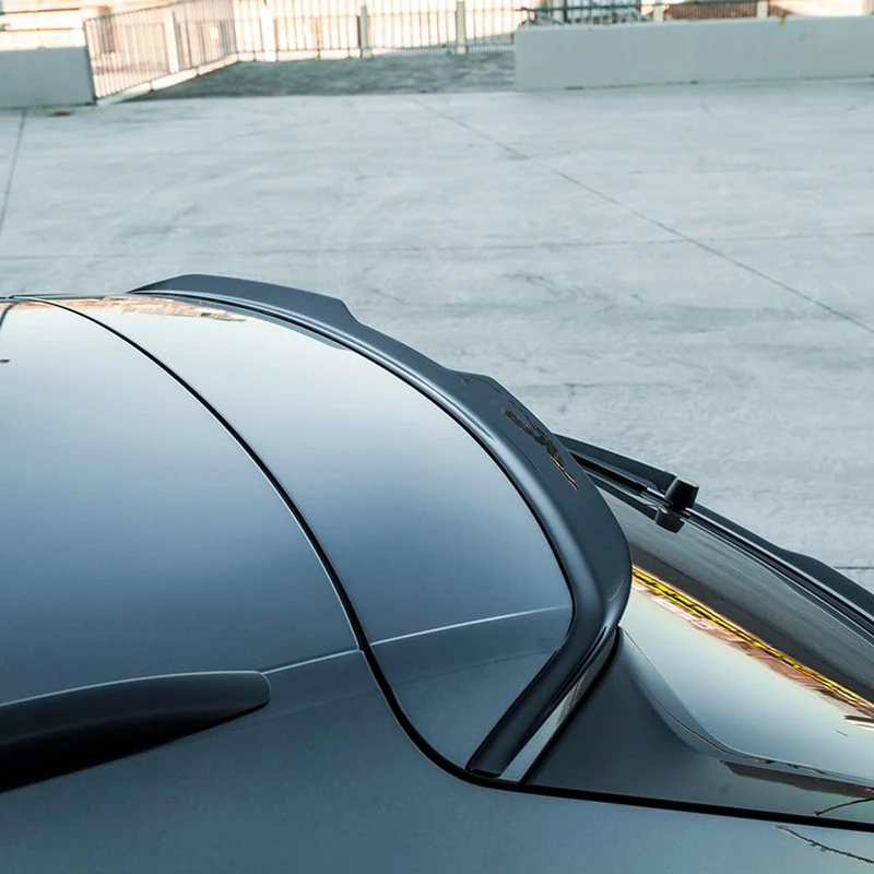 Oneway Roof Spoiler (Cap) compatible with Audi A6 S-Line/S6 C8 Avant 2018- - Gloss black