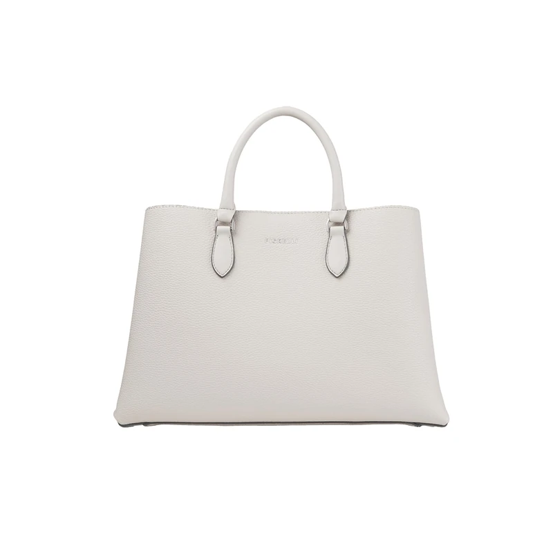 Fiorelli Women's Emery Large Satchel Bag, Stylish Handbag with Grab Handles & Crossbody Strap, Light Stone Faux Leather