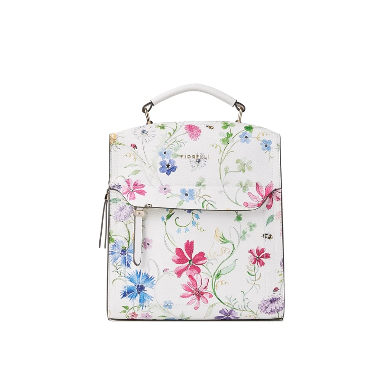 Fiorelli Women's Isla Small Backpack, Stylish Backpack with Adjustable Straps & Pockets, Faux Leather, Wildflower Print