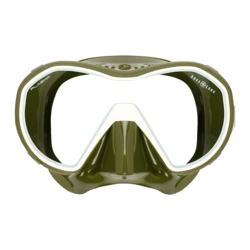 AQUALUNG PLAZMA - Adult Panoramic Frameless Diving Mask, Varied Lens Models, Quick Adjusting Buckles, Reusable Protective Case, Ideal for scuba diving and snorkeling