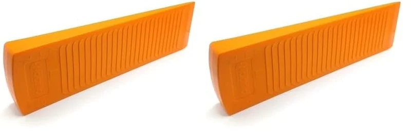 Oregon Professional 30cm Heavy Duty Log Splitter Wedge, Pack of 2, Orange, Plastic, Felling Wedge - Image 1
