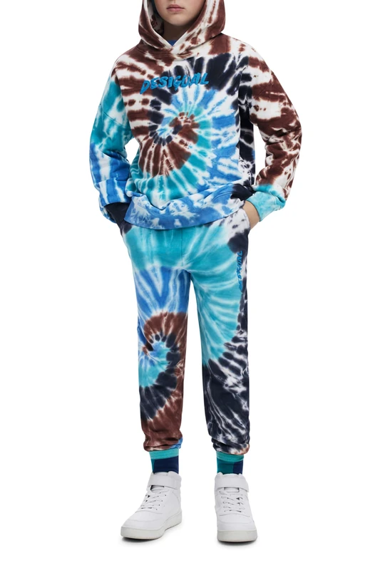 Desigual SWEAT_TIE DYE, 2000 BLACK, 13/14