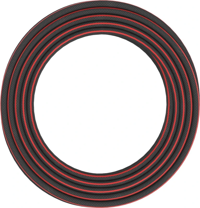 Fiskars garden hose S, Solid, water hose for irrigation systems, 19 mm (3/4"), length: 15 m, universal connection, UV-protected, frost-protected, torsion-resistant, red, 1076061